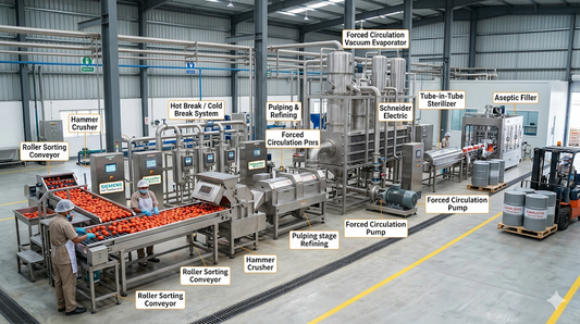 How to Plan a Industrial Tomato Paste Processing Line: A Complete Factory Setup Guide