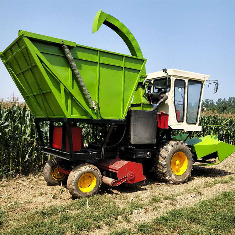 Two rows grass/corn silage harvester/cutting machine