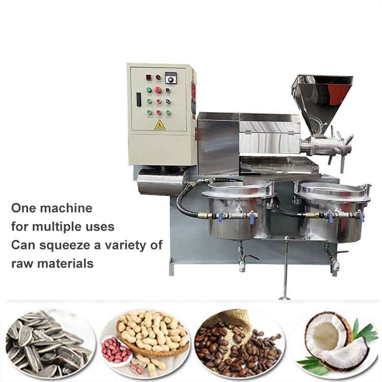 Full Automatic Oil Press Full Set Of Oil Pressing Production Line 80~350Kg/H High Efficiency Mini Soybean Oil Mill