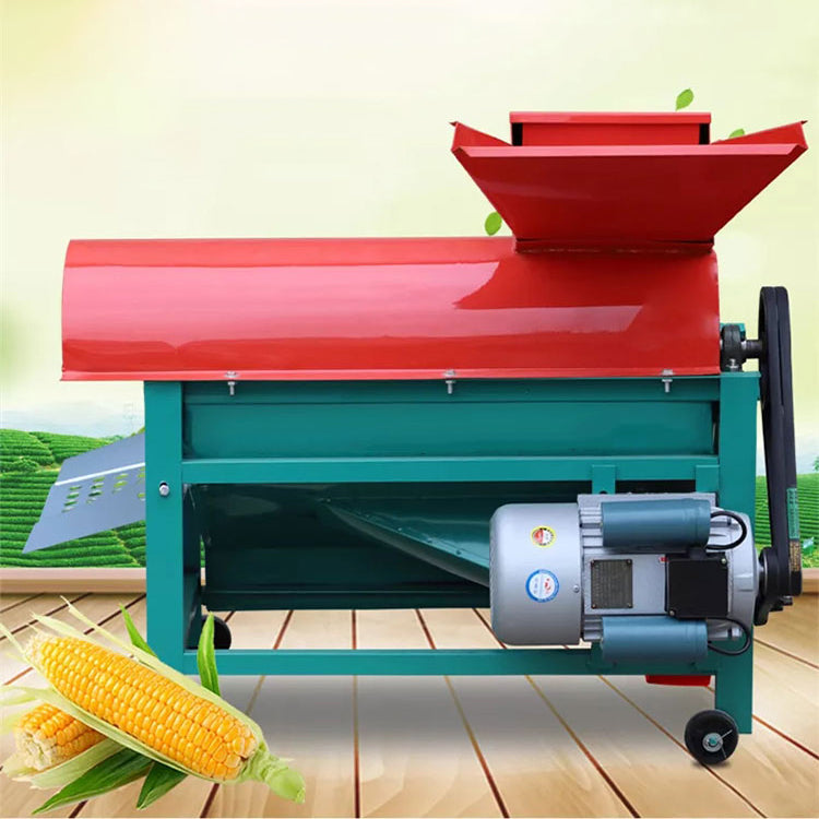 Electric Farm corn soybean shelling thresher peeling machine