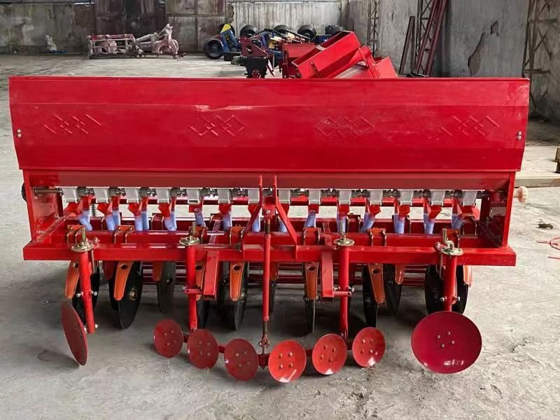 Wheat sowing and fertilizing machine