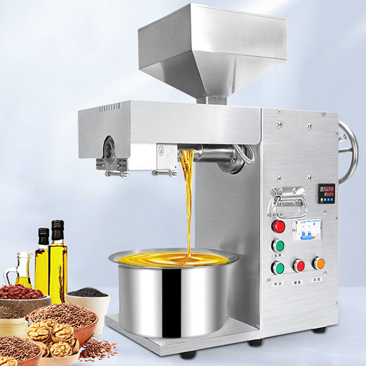Full Automatic Mini Small Household Home Use Oil Extraction Making Edible Press Machine