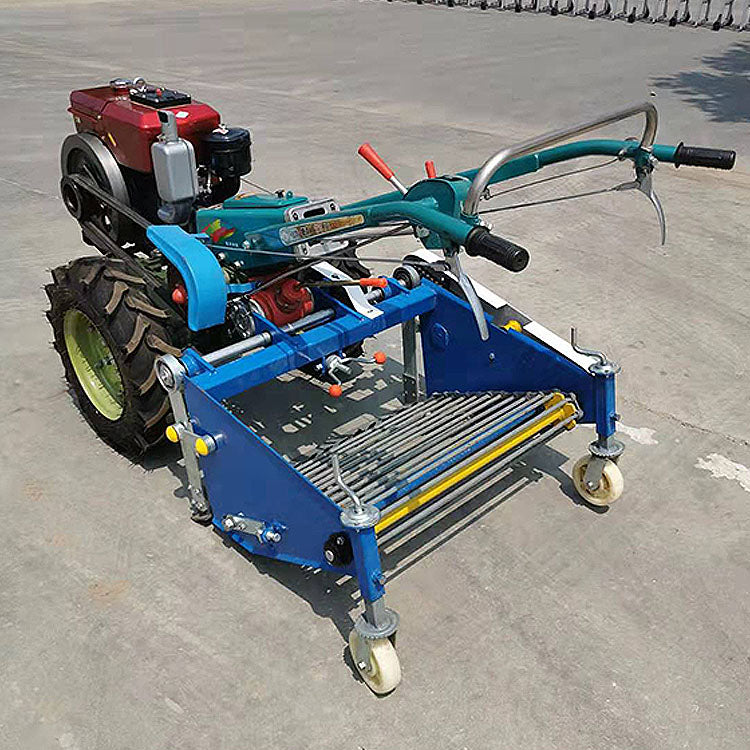 Mini potato harvester with walking tractor Agricultural machinery potato harvester