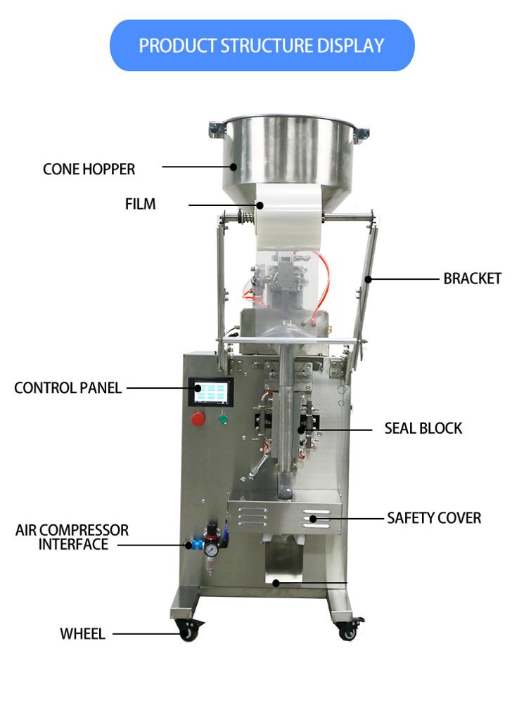 Automatic curry salad peanut tomato jam butter syrup sachet honey sealing tomato paste packaging machine