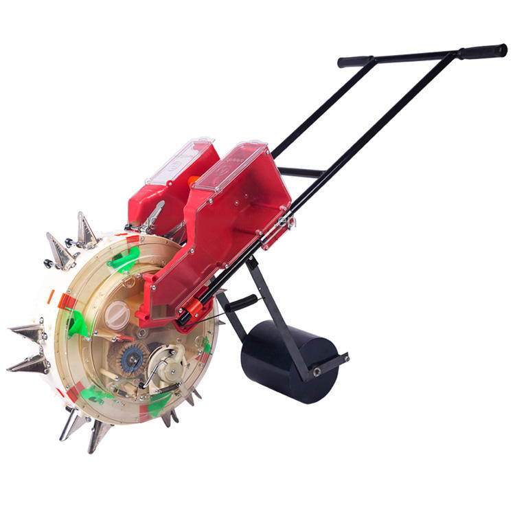 Hand Push Grain Soybean And Multi Functional Seeder With Fertilizer Box