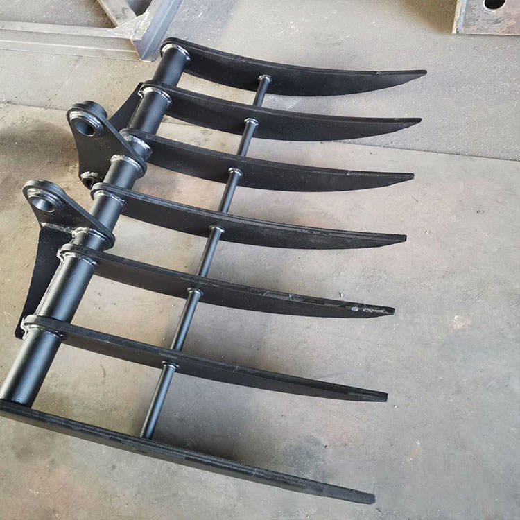 Agricultural Mini Excavator Attachment Rake For Sell With Small Excavator