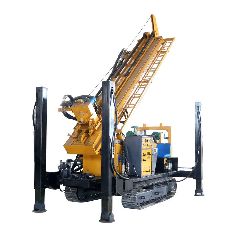 300 600 Meter Depth Borehole Water Well Drill Rig Deepcrawler-Mounted Hydraulic Water Well Drilling Rig