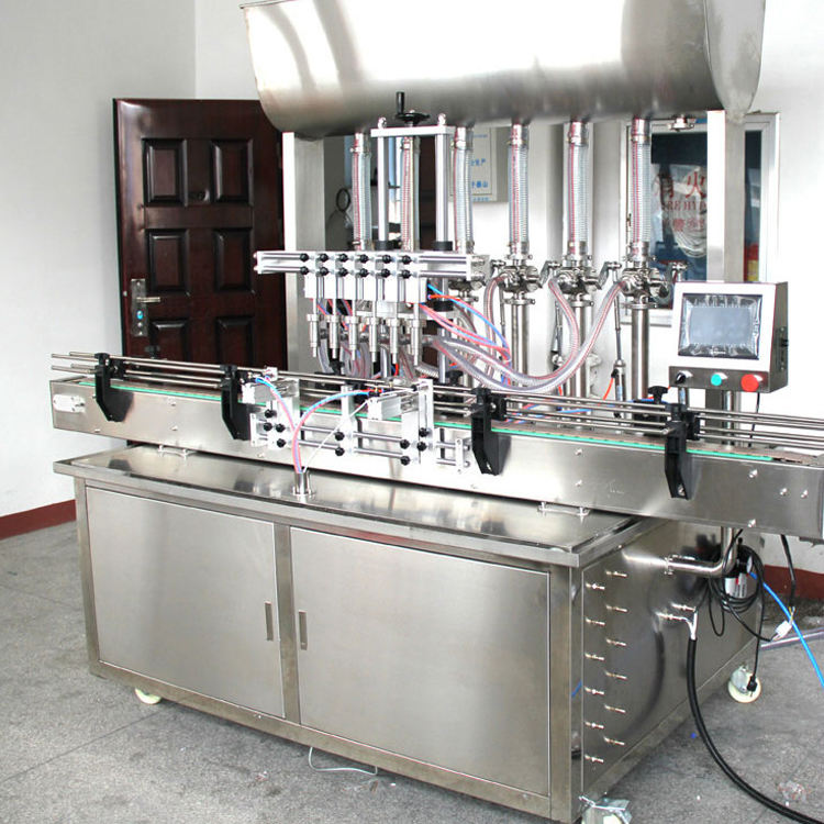 Bottle Paste Cream Filling Machine Type Automatic Piston Liquid Filling Machine Packing Line