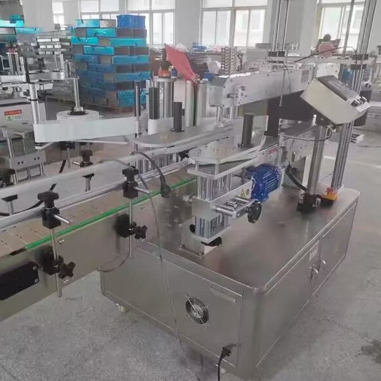 automatic flat side labeling machine for round or flat bottles boxes high quality