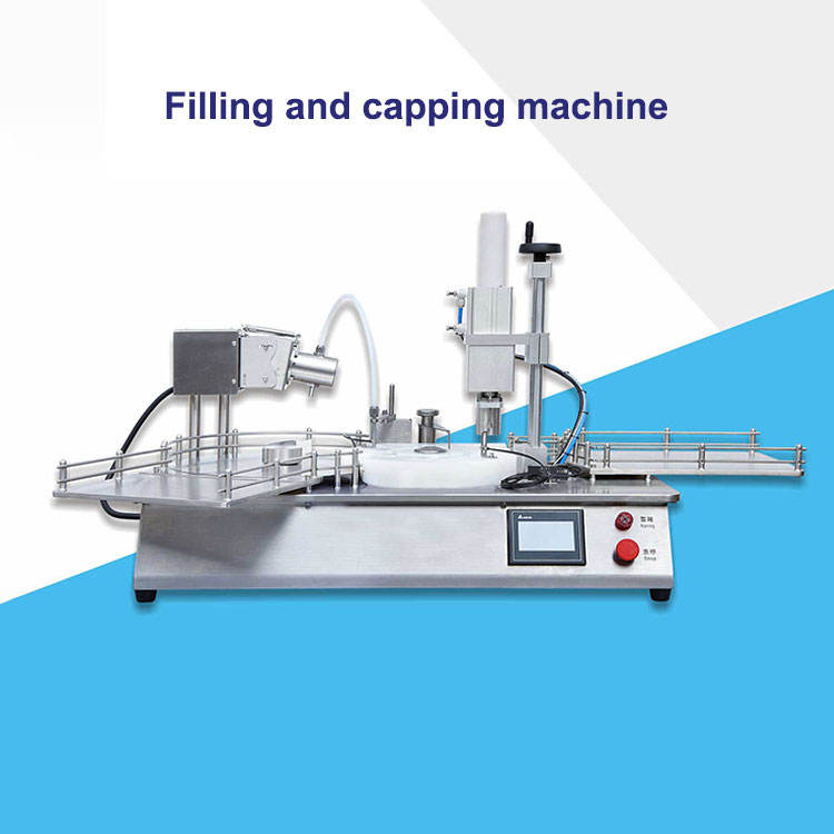 Desktop Automatic Small Bottle Jar Auger Milk Spice Coffee Toner Fine Powder Filling Capping and Labeling Machine Line