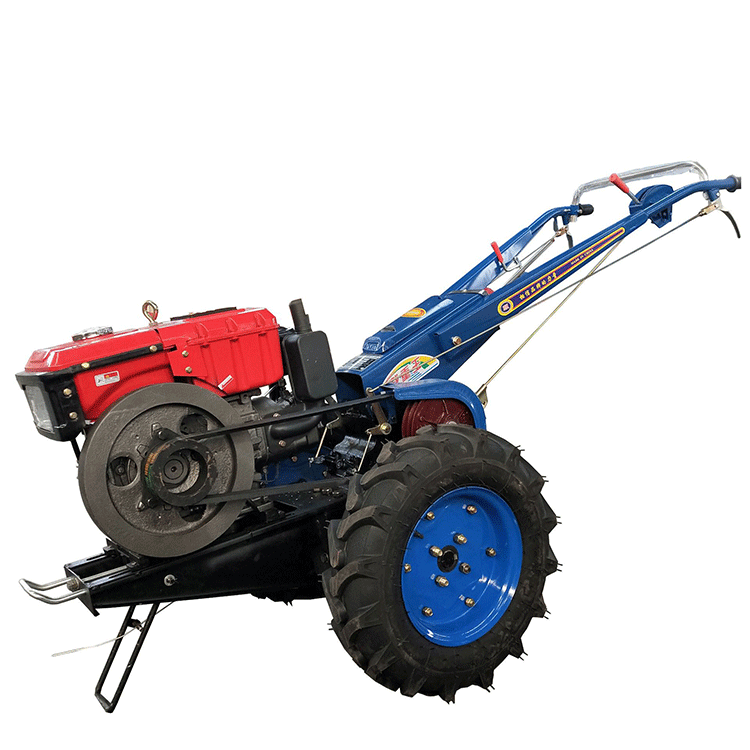 Two wheel walking tractor for sell High quality 12hp 15hp 18hp farming walking power tiller tractor with best price