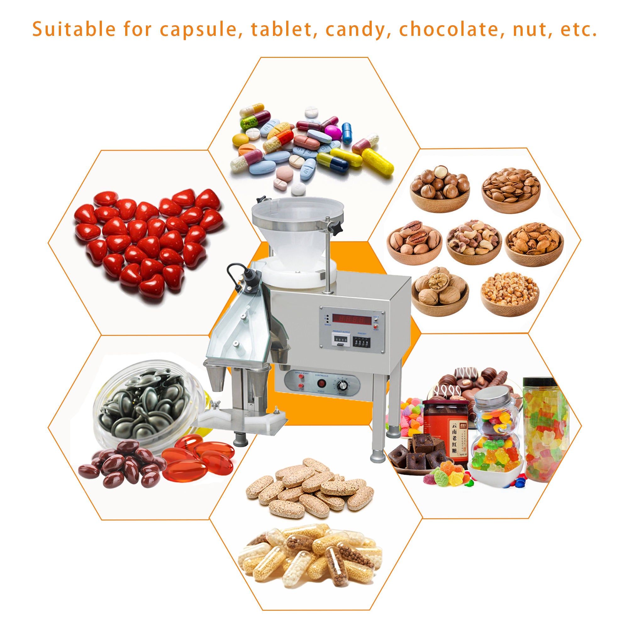 Gainjoys Accurate counting small automatic tablet counting machine automatic for sale