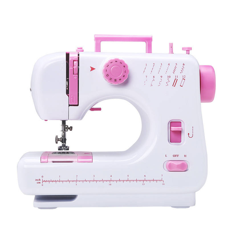 Multifunction easy to use 12 type stitch lockstitch sewing machine