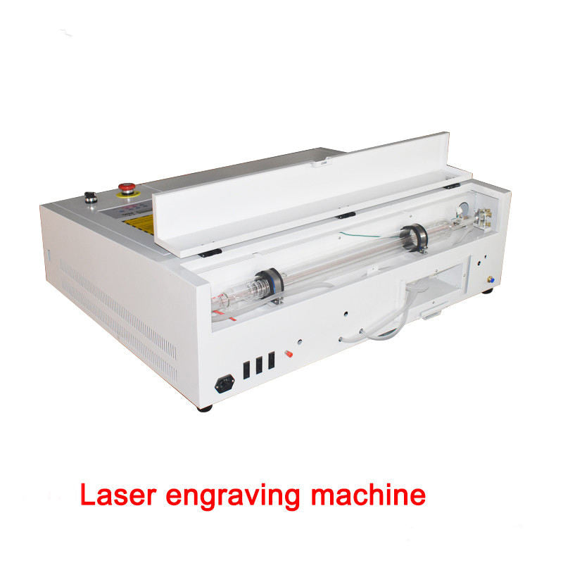Cheaper mini Co2 Laser Tube Engraving Cutting Machine with built-in vacuum cleaner