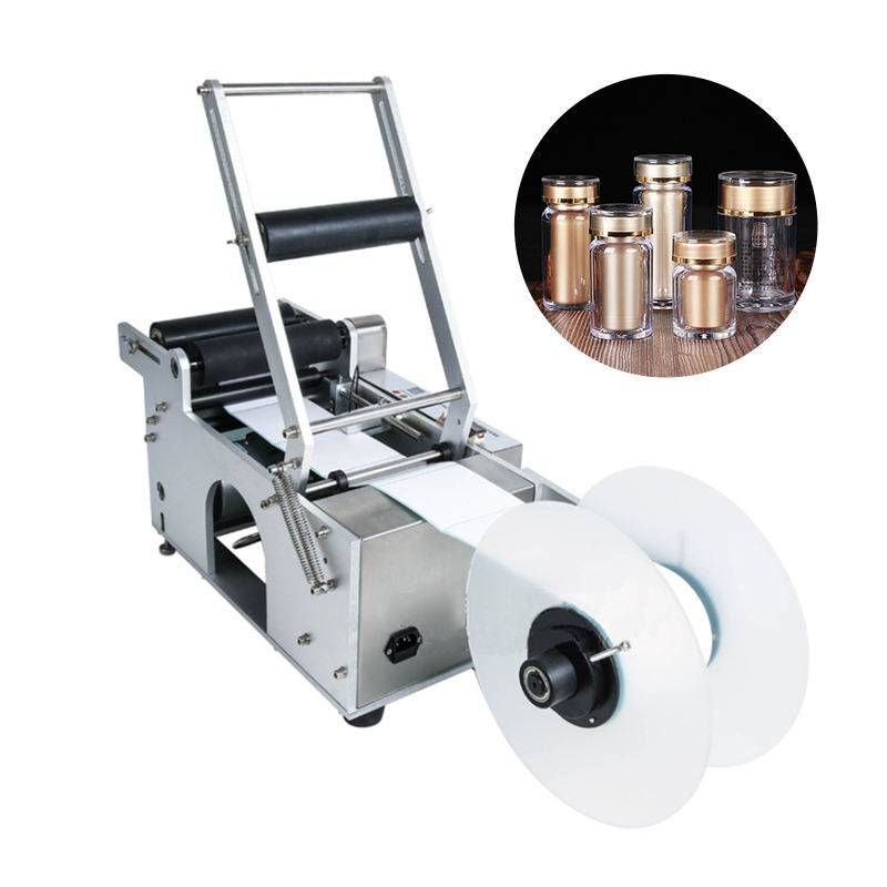 Electric MT50 manual hand operated Semi automatic Labeling Machine bottle labeling machine round bottle manual